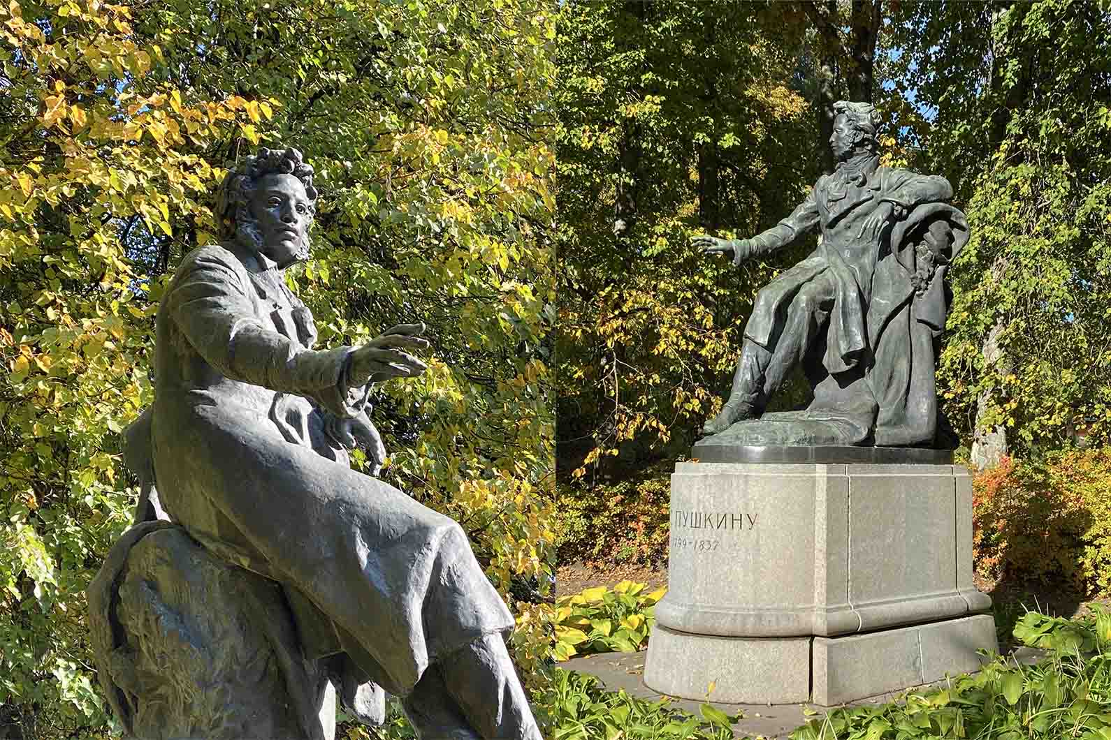 Пушкинские горы памятник пушкину